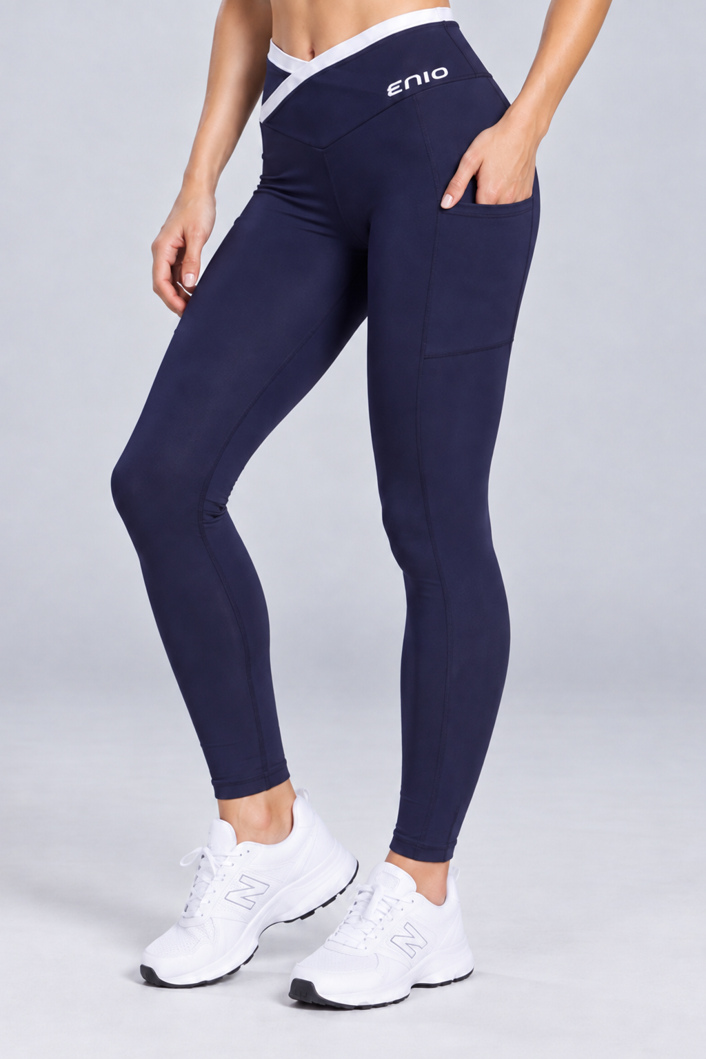 Cross Waist Pocket Leggings