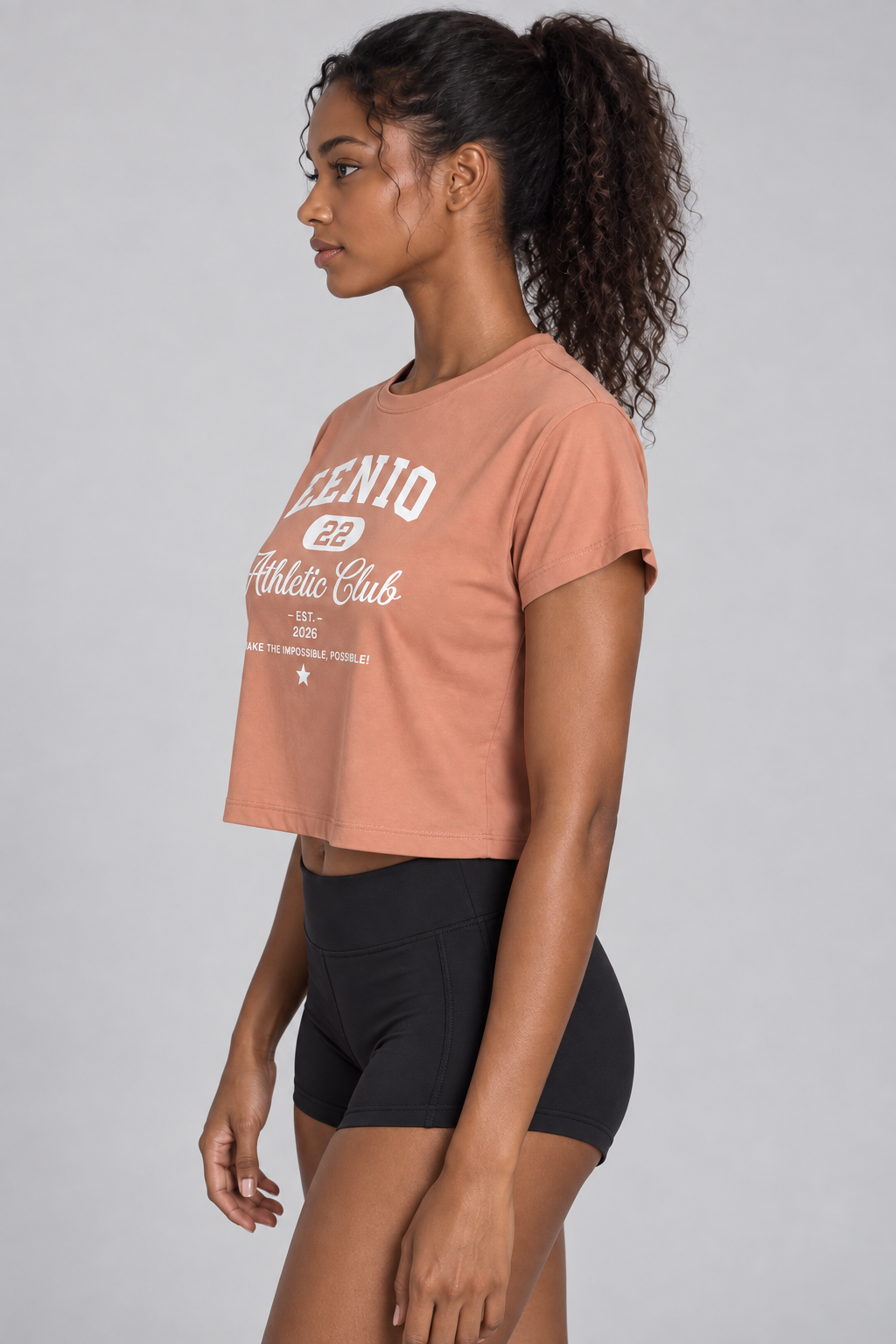 Athletic Club Crop Tee