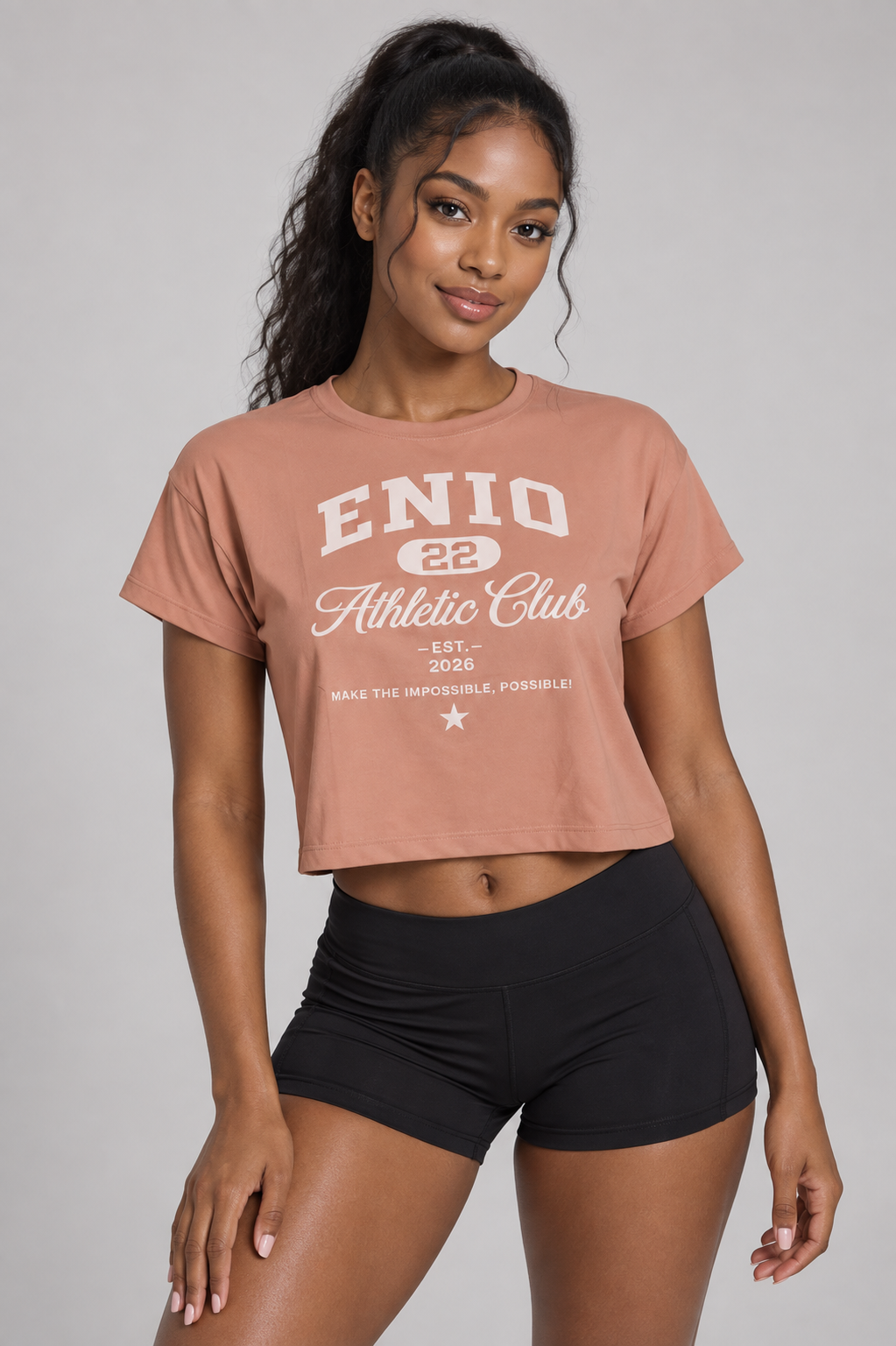 Athletic Club Crop Tee